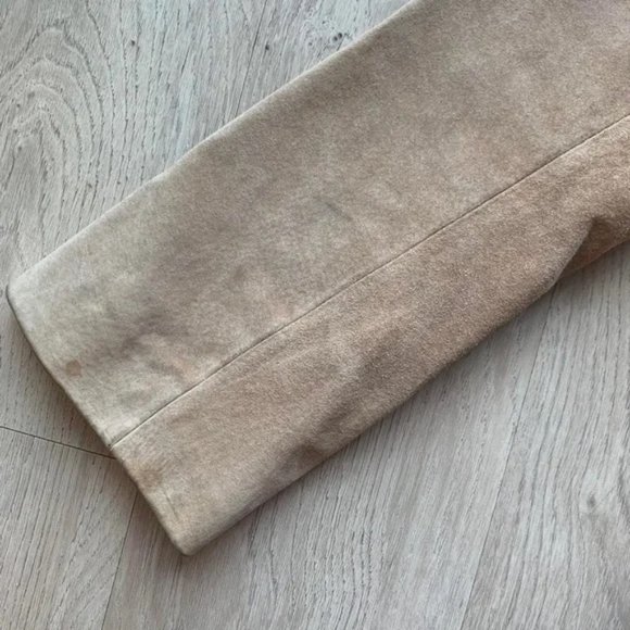 🍋☘️Wilson’s Leather Maxima Jacket w/ Mongolian Lamb Collar - Picture 3 of 4